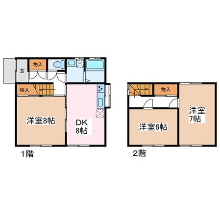 松本駅 徒歩32分 1階の物件間取画像